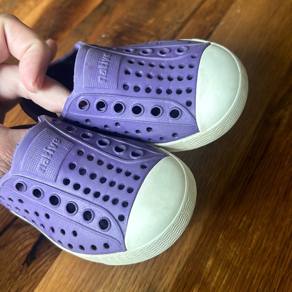 Native Shoes Jefferson Purple Sneakers Rubber, size C5, Little girl - Picture 3 of 10